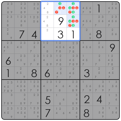 sudoku auto candidate